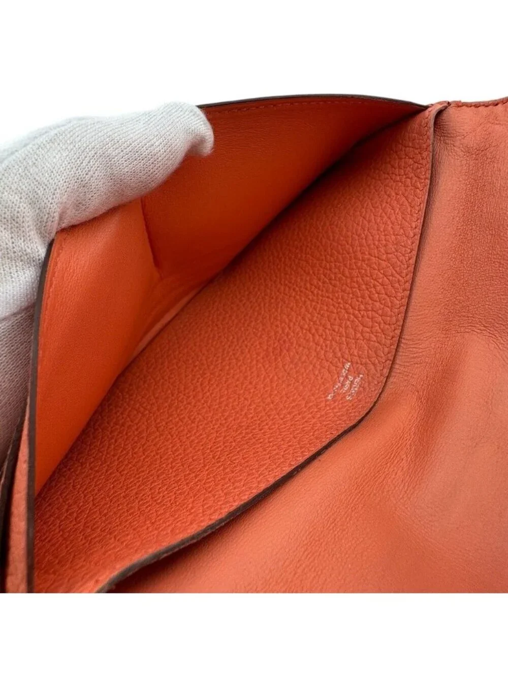 Hermes Dogon Togo Leather Wallet Pink